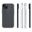 WANLONFENG For iPhone 15 Back Cover  TM Series 2.0mm Clear TPU Phone Case (Big Lens Hole) - Transparent - 5