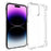 WANLONFENG For iPhone 15 Pro Max Back Cover  TM Series 2.0mm Clear TPU Phone Case (Big Lens Hole) - Transparent - 1