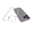 WANLONFENG For iPhone 15 Pro Max Back Cover  TM Series 2.0mm Clear TPU Phone Case (Big Lens Hole) - Transparent - 2