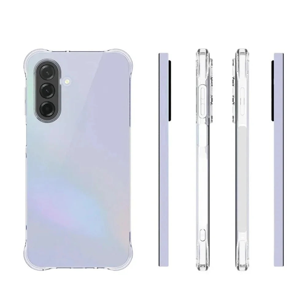 WANLONFENG For Samsung Galaxy A17 5G / A17 4G A26 5G Clear TPU Case  TM Series 2.0mm Phone Back Cover - Transparent - 2