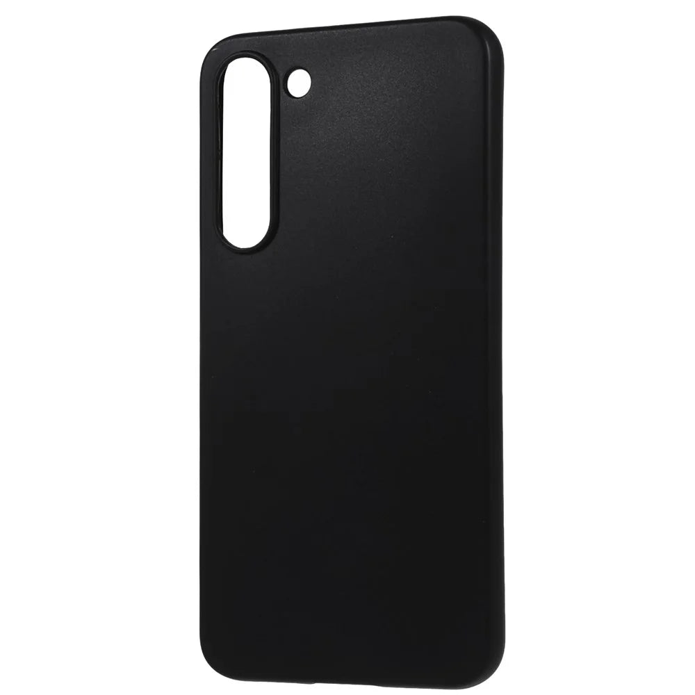 For Samsung Galaxy S23+ Shockproof Flexible TPU Phone Cover Black Matte Drop-Proof Grip Case - 2
