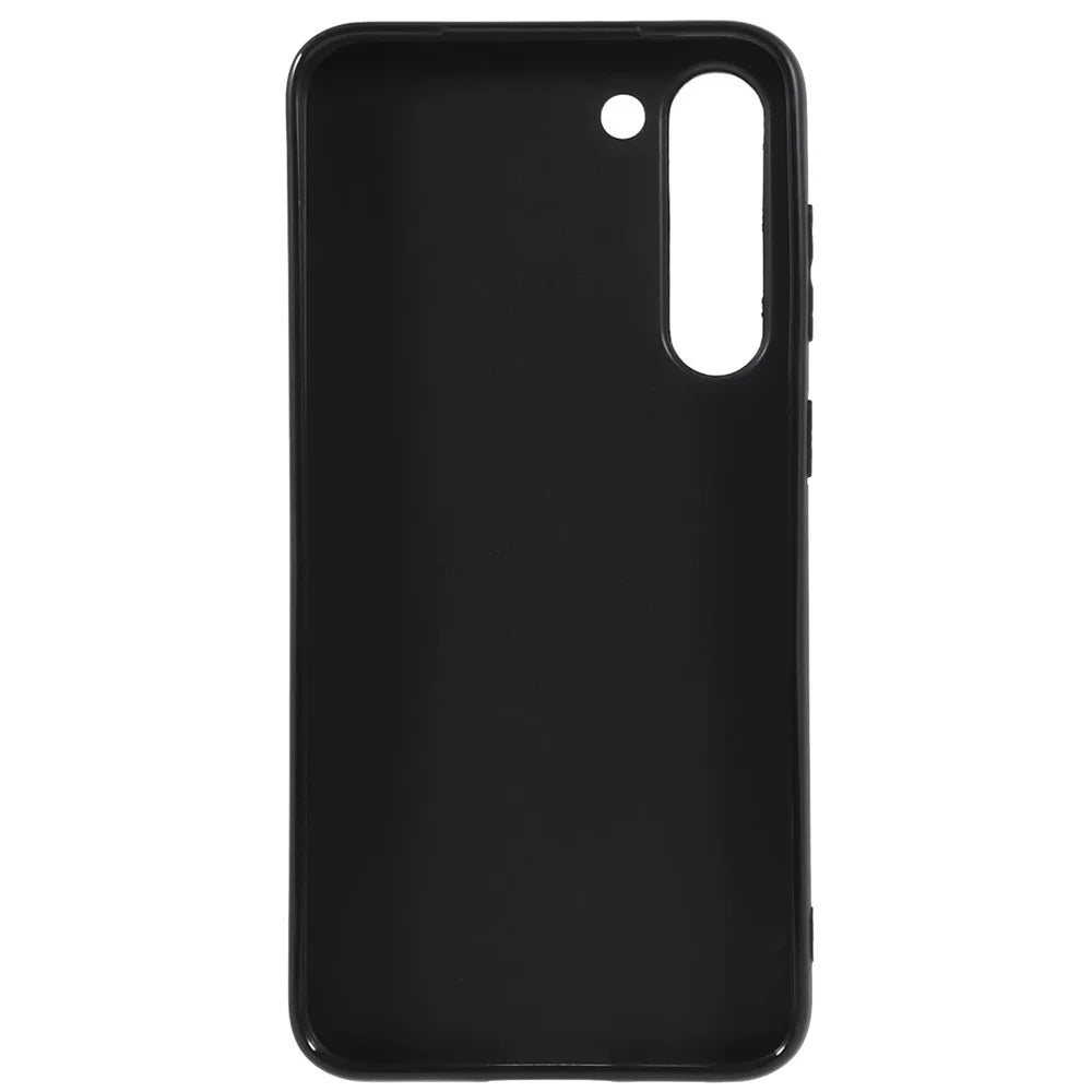 For Samsung Galaxy S23+ Shockproof Flexible TPU Phone Cover Black Matte Drop-Proof Grip Case - 3