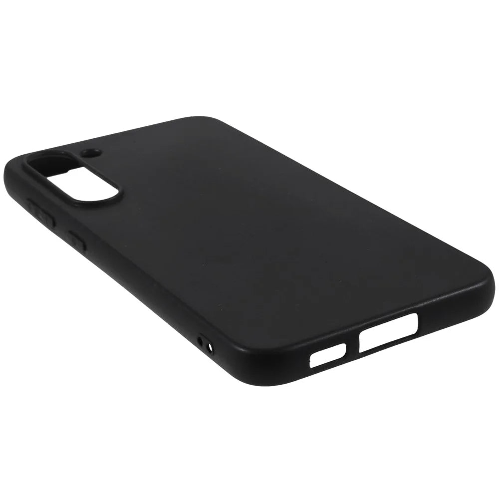 For Samsung Galaxy S23+ Shockproof Flexible TPU Phone Cover Black Matte Drop-Proof Grip Case - 6