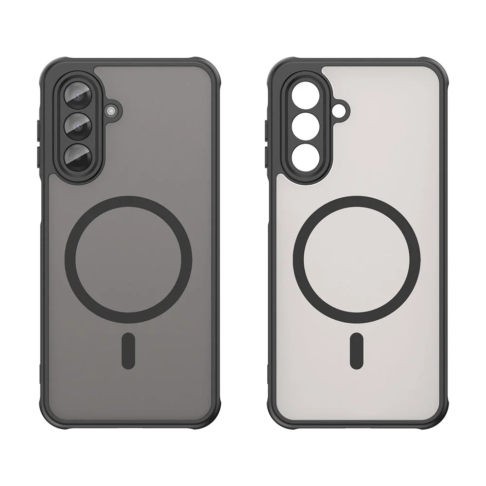 For Samsung Galaxy A18 5G / A18 4G / A17 5G / A17 4G Magnetic Case Anti Drop PC + TPU Phone Cover - Black - 2