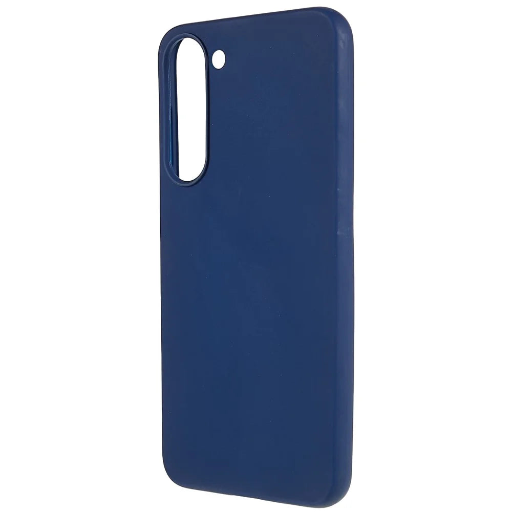 For Samsung Galaxy S23 Slim Fit Soft TPU Smooth Cover Matte Finish Coating Grip Phone Case - Sapphire - 3