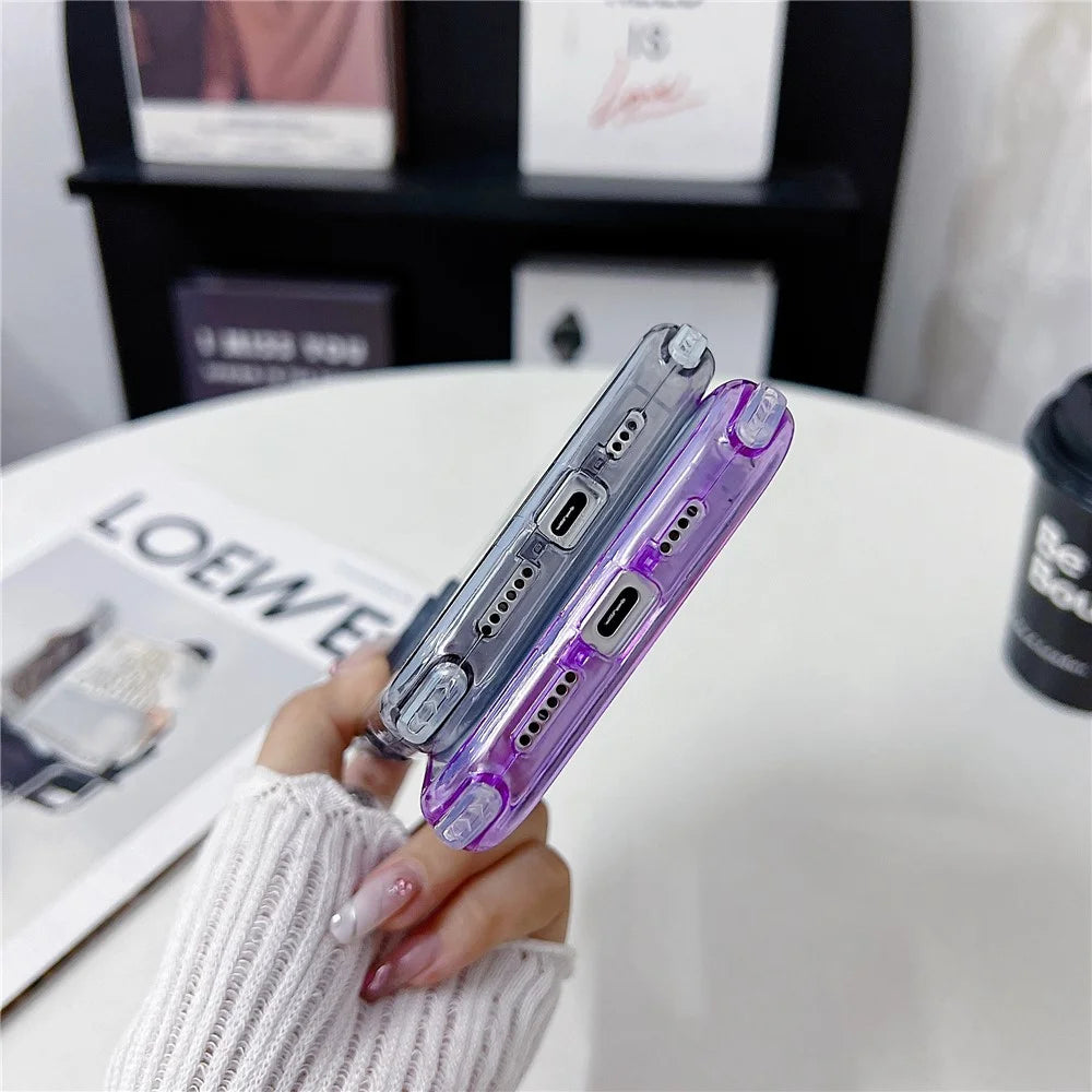 For iPhone 16 Pro Magnetic Case Clear Colorful Frame TPU + PC Phone Back Cover with Lens Film - Pink - 7