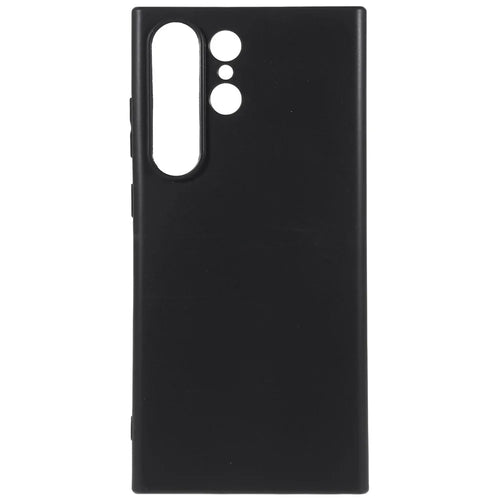 For Samsung Galaxy S23 Ultra Soft TPU Cover Black Matte Anti-Scratch Anti-Fingerprint Phone Case - 1