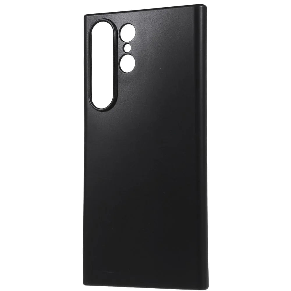For Samsung Galaxy S23 Ultra Soft TPU Cover Black Matte Anti-Scratch Anti-Fingerprint Phone Case - 2
