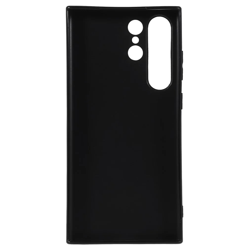 For Samsung Galaxy S23 Ultra Soft TPU Cover Black Matte Anti-Scratch Anti-Fingerprint Phone Case - 3