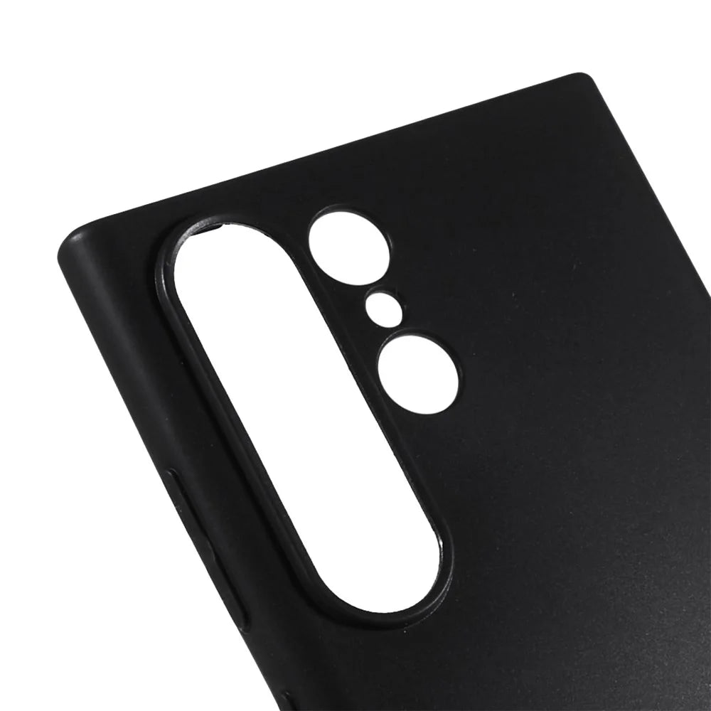 For Samsung Galaxy S23 Ultra Soft TPU Cover Black Matte Anti-Scratch Anti-Fingerprint Phone Case - 4