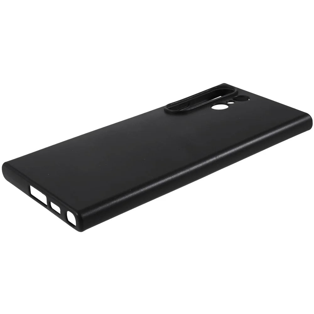 For Samsung Galaxy S23 Ultra Soft TPU Cover Black Matte Anti-Scratch Anti-Fingerprint Phone Case - 5