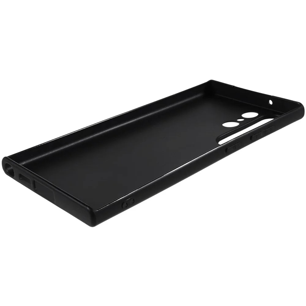 For Samsung Galaxy S23 Ultra Soft TPU Cover Black Matte Anti-Scratch Anti-Fingerprint Phone Case - 7