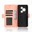 For TCL 605 4G / 60 SE Leather Case Phone Wallet Cover with Multiple Card Slots - Pink - 5