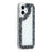 For iPhone 16 Case Glitter Epoxy Soft TPU Clear Back Cover - Black - 1