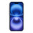 For iPhone 16 Case Glitter Epoxy Soft TPU Clear Back Cover - Black - 2