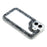 For iPhone 16 Case Glitter Epoxy Soft TPU Clear Back Cover - Black - 5