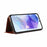 For Samsung Galaxy A16 4G Leather Back Cover Zipper Wallet Kickstand Phone Case with Shoulder Strap - Brown - 3