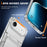 For iPhone Air Clear Case PC + TPU Phone Cover Card Holder Kickstand - Transparent - 7