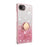 KADEM For iPhone 17e / 16e Case Ring Kickstand TPU Flowers Phone Cover Gradient Glitter - Pink - 2