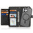 DUX DUCIS For iPhone 17 Case  Lawa Series Detachable Magnetic Cowhide Leather Cover Zipper Wallet - Black - 2