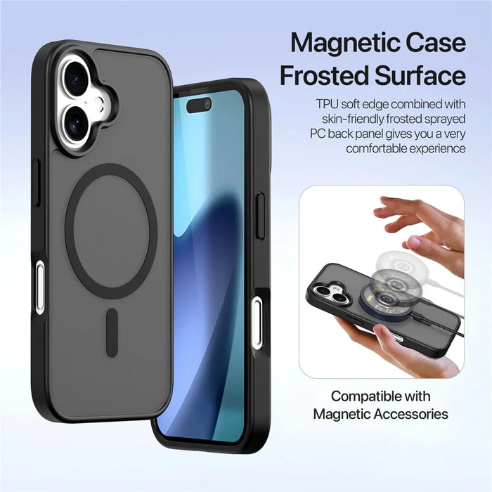 DUX DUCIS For iPhone 17 Case  Lawa Series Detachable Magnetic Cowhide Leather Cover Zipper Wallet - Black - 6
