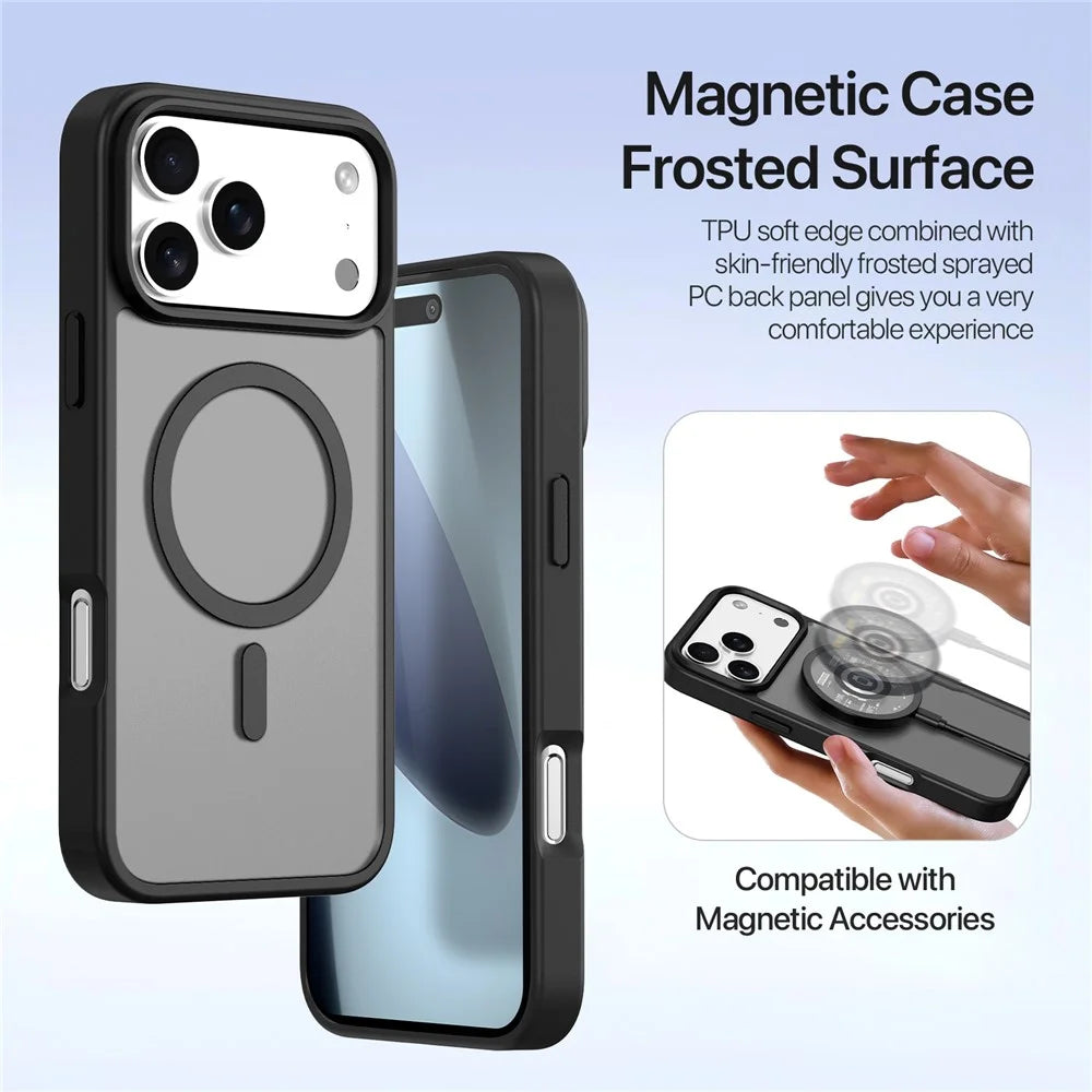 DUX DUCIS For iPhone 17 Pro Max Case  Lawa Series Detachable Magnetic Cowhide Leather Cover Zipper Wallet - Black - 6