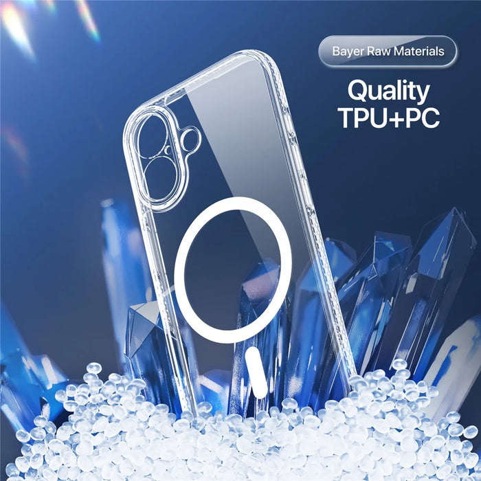 DUX DUCIS For iPhone 17 Back Cover  Clin Series Clear Phone Case Compatible with MagSafe - Clear - 7