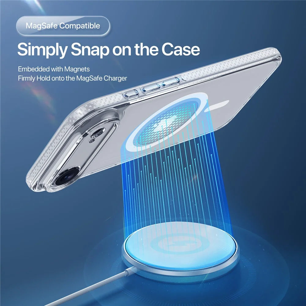 DUX DUCIS For iPhone Air Back Cover  Clin Series Clear Phone Case Compatible with MagSafe - Clear - 4