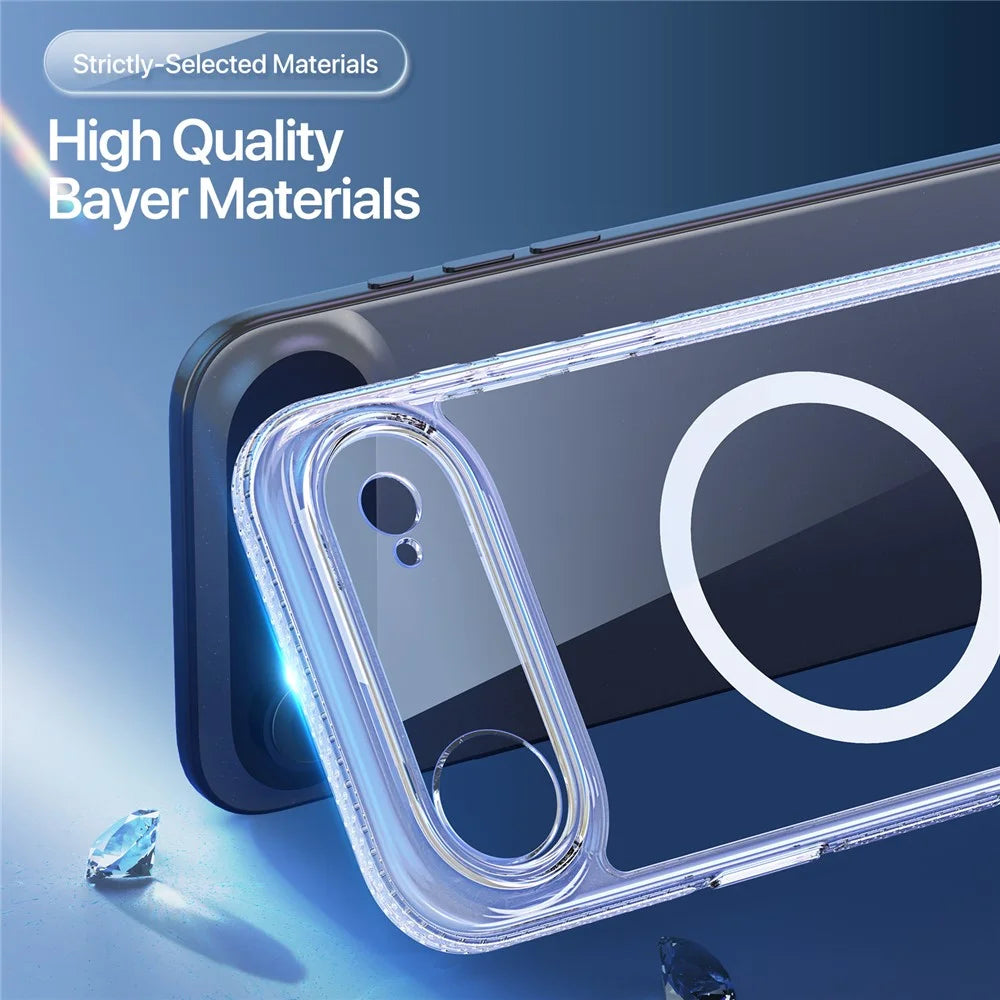 DUX DUCIS For iPhone Air Back Cover  Clin Series Clear Phone Case Compatible with MagSafe - Clear - 6