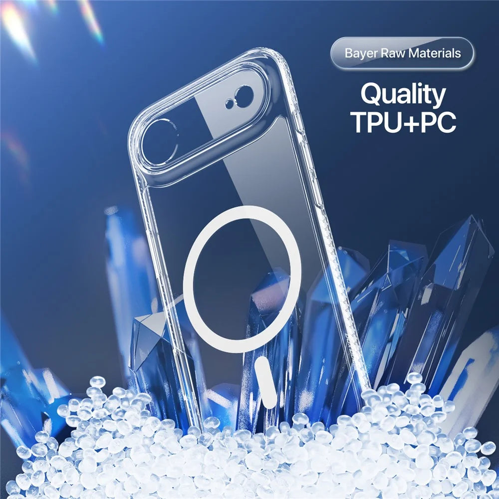 DUX DUCIS For iPhone Air Back Cover  Clin Series Clear Phone Case Compatible with MagSafe - Clear - 7