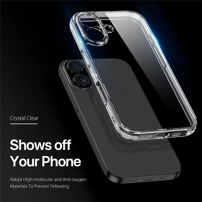 DUX DUCIS For iPhone 17 Clear Phone Case  Clin Series TPU + PC Anti-drop Back Cover - Clear - 2