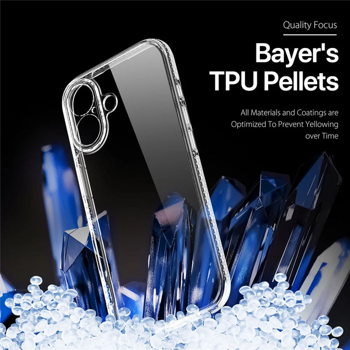 DUX DUCIS For iPhone 17 Clear Phone Case  Clin Series TPU + PC Anti-drop Back Cover - Clear - 6