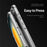 DUX DUCIS For iPhone Air Clear Phone Case  Clin Series TPU + PC Anti-drop Back Cover - Clear - 3