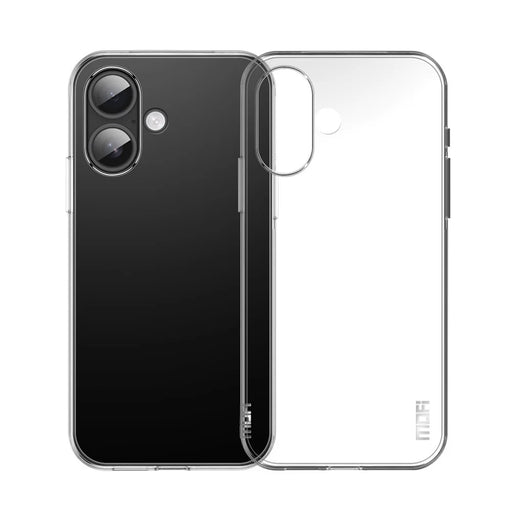MOFI For iPhone 17 Clear Phone Case  Ultra-Thin TPU Phone Back Cover - Transparent - 1