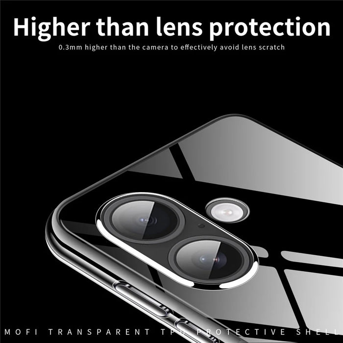 MOFI For iPhone 17 Clear Phone Case  Ultra-Thin TPU Phone Back Cover - Transparent - 3