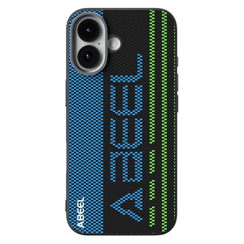 ABEEL For iPhone 17 Case Compatible with MagSafe Micro-Embossing 6D Printed PC TPU Aluminum Alloy Leather Phone Cover - Outstanding No. 1 - 2