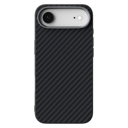 ABEEL For iPhone Air Case Compatible with MagSafe Carbon Fiber Texture Back Cover - Black - 2