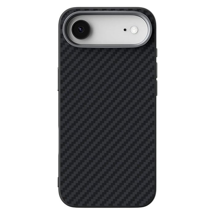 ABEEL For iPhone Air Case Compatible with MagSafe Carbon Fiber Texture Back Cover - Black - 2