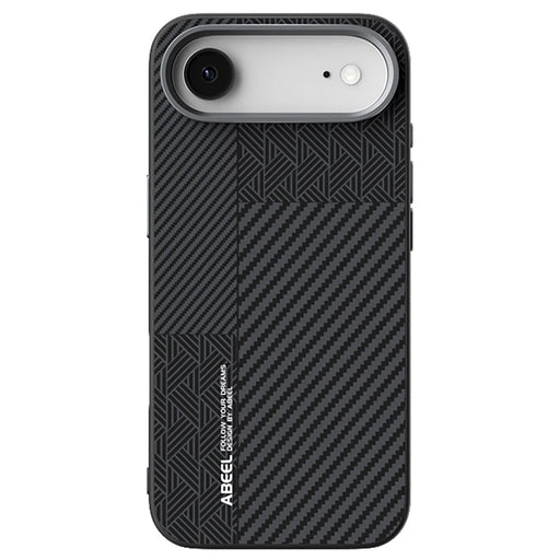 ABEEL For iPhone Air Case PC + TPU + Aluminum Alloy + PU Leather Slim Phone Back Cover Compatible with MagSafe - Texture 3 - 2