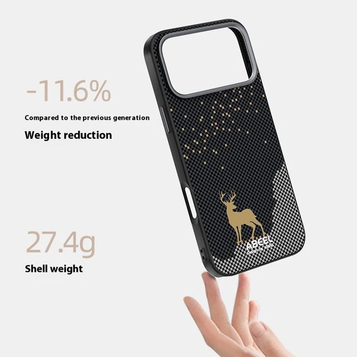 ABEEL For iPhone 18 Pro Max / 17 Pro Max Case Compatible with MagSafe Ultra Slim PC TPU Phone Back Cover - Deer - 3