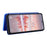 For TCL 60 NxtPaper 4G Case Carbon Fiber Texture Drop-Proof PU Leather Phone Cover - Blue - 3