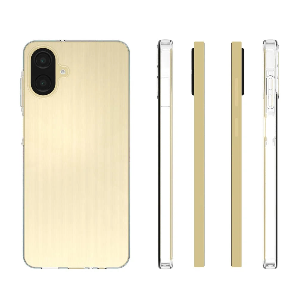 For Samsung Galaxy A08 5G / A08 4G / A07 5G / A07 4G Case Watermark Resistant TPU Clear Phone Back Cover - 5