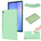 For Samsung Galaxy Tab S10 FE+ Case Liquid Silicone Anti-Scratch Tablet Cover - Green - 1