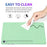 For Samsung Galaxy Tab S10 FE+ Case Liquid Silicone Anti-Scratch Tablet Cover - Green - 5