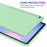 For Samsung Galaxy Tab S10 FE+ Case Liquid Silicone Anti-Scratch Tablet Cover - Green - 7