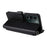 For Realme C71 4G Case with Shoulder  /  Wrist Strap Leather Phone Cover Stand Wallet - Black - 4