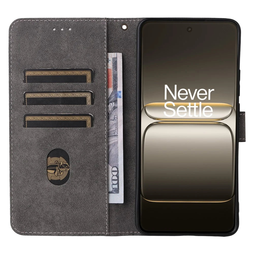 For OnePlus Nord CE5 5G / Ace 5 Racing 5G Case Wallet RFID Blocking PU Leather Phone Cover Stand with Strap - Purple - 2
