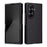 For Samsung Galaxy Z Fold7 5G Case PU Leather Hard PC Protective Phone Cover - Black - 1