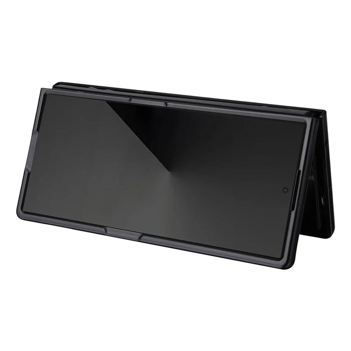 For Samsung Galaxy Z Fold7 5G Case PU Leather Hard PC Protective Phone Cover - Black - 2