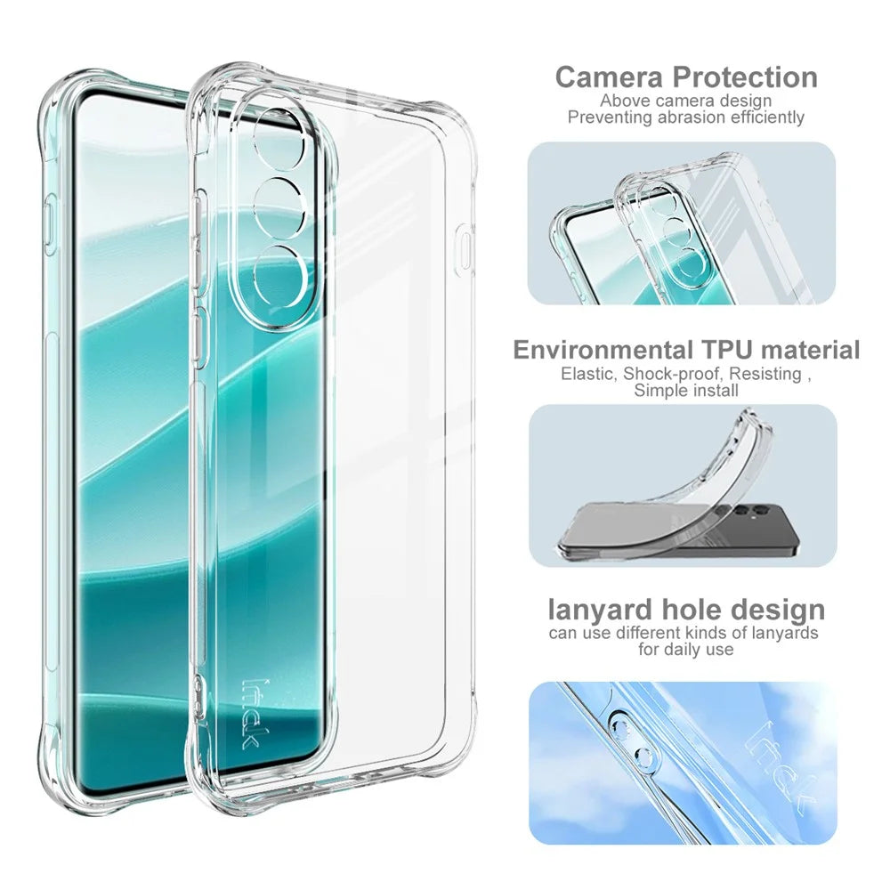 IMAK For OnePlus Nord 5 5G / Ace 5 Ultra 5G Case TPU Phone Cover Airbag Shockproof Protection - Transparent - 4